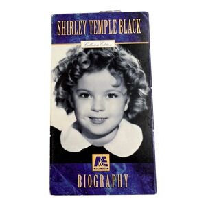 Biography Shirley Temple Black A&E Video VHS Collector's Edition Documentary